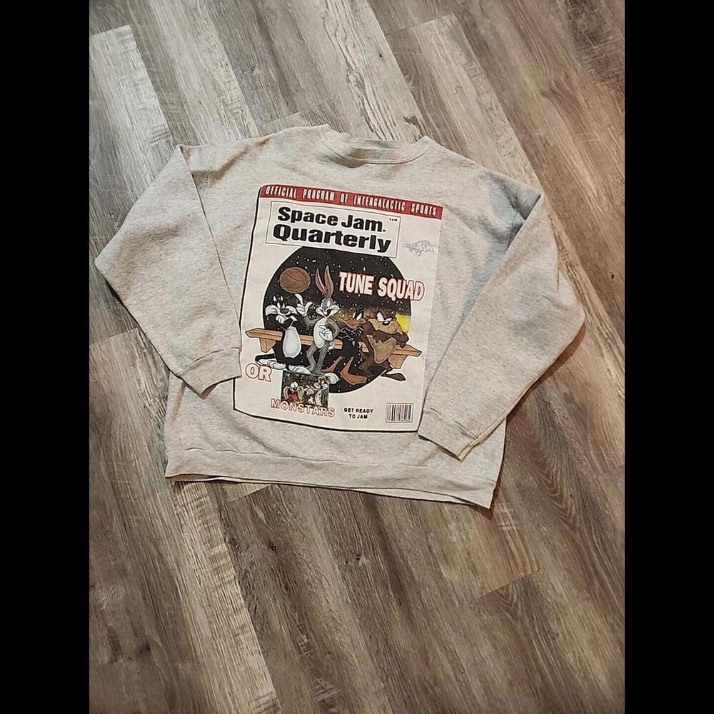 Vintage Space Jam‎  Sweatshirt  Large 1996 Warner Bros